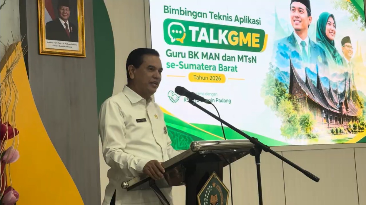 Tindak Lanjuti Kerja Sama Penguatan Kesehatan Jiwa Madrasah, RSJ Prof. H.B. Saanin dan Kanwil Kemenag Sumbar Gelar Bimtek Aplikasi TalkGME dan Edukasi Pencegahan Bullying